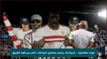 عودة مفاجئة.. شيكابالا يشكر جماهير الزمالك: أنتم سر قوة الفريق